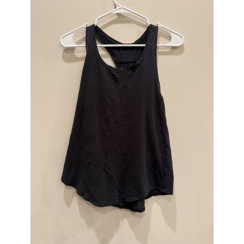 Lululemon Love Tank *Pleated Black Women's Size 6 - Picture 4 of 9